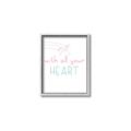 Picture of With All Your heart _GroupedProduct_Rectangle_Portrait_Mini_ _GroupedProduct_Rectangle_Portrait_Canvas_Framed_
