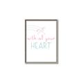 Picture of With All Your heart _GroupedProduct_Rectangle_Portrait_Mini_ _GroupedProduct_Rectangle_Portrait_Canvas_Framed_