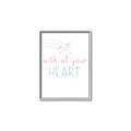 Picture of With All Your heart _GroupedProduct_Rectangle_Portrait_Mini_ _GroupedProduct_Rectangle_Portrait_Canvas_Framed_