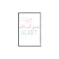 Picture of With All Your heart _GroupedProduct_Rectangle_Portrait_Mini_ _GroupedProduct_Rectangle_Portrait_Canvas_Framed_