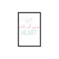 Picture of With All Your heart _GroupedProduct_Rectangle_Portrait_Mini_ _GroupedProduct_Rectangle_Portrait_Canvas_Framed_