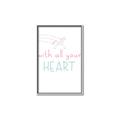 Picture of With All Your heart _GroupedProduct_Rectangle_Portrait_Mini_ _GroupedProduct_Rectangle_Portrait_Canvas_Framed_