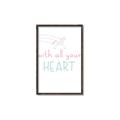 Picture of With All Your heart _GroupedProduct_Rectangle_Portrait_Mini_ _GroupedProduct_Rectangle_Portrait_Canvas_Framed_