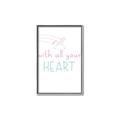 Picture of With All Your heart _GroupedProduct_Rectangle_Portrait_Mini_ _GroupedProduct_Rectangle_Portrait_Canvas_Framed_