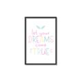 Picture of Let Your Dreams Come True _GroupedProduct_Rectangle_Portrait_Mini_ _GroupedProduct_Rectangle_Portrait_Canvas_Framed_