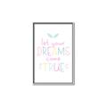 Picture of Let Your Dreams Come True _GroupedProduct_Rectangle_Portrait_Mini_ _GroupedProduct_Rectangle_Portrait_Canvas_Framed_