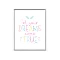 Picture of Let Your Dreams Come True _GroupedProduct_Rectangle_Portrait_Mini_ _GroupedProduct_Rectangle_Portrait_Canvas_Framed_