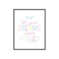 Picture of Let Your Dreams Come True _GroupedProduct_Rectangle_Portrait_Mini_ _GroupedProduct_Rectangle_Portrait_Canvas_Framed_