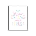 Picture of Let Your Dreams Come True _GroupedProduct_Rectangle_Portrait_Mini_ _GroupedProduct_Rectangle_Portrait_Canvas_Framed_