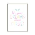 Picture of Let Your Dreams Come True _GroupedProduct_Rectangle_Portrait_Mini_ _GroupedProduct_Rectangle_Portrait_Canvas_Framed_