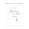 Picture of Let Your Dreams Come True _GroupedProduct_Rectangle_Portrait_Mini_ _GroupedProduct_Rectangle_Portrait_Canvas_Framed_
