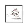 Picture of Hockey Boys III  _GroupedProduct_Square_Mini_ _GroupedProduct_Square_Canvas_Framed_