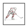 Picture of Hockey Boys IV _GroupedProduct_Square_Mini_ _GroupedProduct_Square_Canvas_Framed_