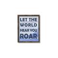Picture of Let the World Hear You Dino _GroupedProduct_Rectangle_Portrait_Mini_ _GroupedProduct_Rectangle_Portrait_Canvas_Framed_