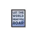 Picture of Let the World Hear You Dino _GroupedProduct_Rectangle_Portrait_Mini_ _GroupedProduct_Rectangle_Portrait_Canvas_Framed_