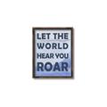 Picture of Let the World Hear You Dino _GroupedProduct_Rectangle_Portrait_Mini_ _GroupedProduct_Rectangle_Portrait_Canvas_Framed_