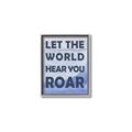 Picture of Let the World Hear You Dino _GroupedProduct_Rectangle_Portrait_Mini_ _GroupedProduct_Rectangle_Portrait_Canvas_Framed_