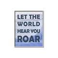 Picture of Let the World Hear You Dino _GroupedProduct_Rectangle_Portrait_Mini_ _GroupedProduct_Rectangle_Portrait_Canvas_Framed_
