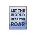 Picture of Let the World Hear You Dino _GroupedProduct_Rectangle_Portrait_Mini_ _GroupedProduct_Rectangle_Portrait_Canvas_Framed_