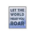Picture of Let the World Hear You Dino _GroupedProduct_Rectangle_Portrait_Mini_ _GroupedProduct_Rectangle_Portrait_Canvas_Framed_