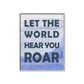 Picture of Let the World Hear You Dino _GroupedProduct_Rectangle_Portrait_Mini_ _GroupedProduct_Rectangle_Portrait_Canvas_Framed_