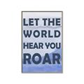 Picture of Let the World Hear You Dino _GroupedProduct_Rectangle_Portrait_Mini_ _GroupedProduct_Rectangle_Portrait_Canvas_Framed_