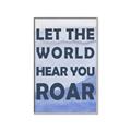 Picture of Let the World Hear You Dino _GroupedProduct_Rectangle_Portrait_Mini_ _GroupedProduct_Rectangle_Portrait_Canvas_Framed_
