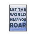 Picture of Let the World Hear You Dino _GroupedProduct_Rectangle_Portrait_Mini_ _GroupedProduct_Rectangle_Portrait_Canvas_Framed_