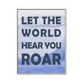 Picture of Let the World Hear You Dino _GroupedProduct_Rectangle_Portrait_Mini_ _GroupedProduct_Rectangle_Portrait_Canvas_Framed_