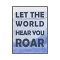 Picture of Let the World Hear You Dino _GroupedProduct_Rectangle_Portrait_Mini_ _GroupedProduct_Rectangle_Portrait_Canvas_Framed_