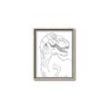 Picture of Dino Drawing _GroupedProduct_Rectangle_Portrait_Mini_ _GroupedProduct_Rectangle_Portrait_Canvas_Framed_