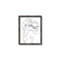 Picture of Dino Drawing _GroupedProduct_Rectangle_Portrait_Mini_ _GroupedProduct_Rectangle_Portrait_Canvas_Framed_
