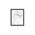 Picture of Dino Drawing _GroupedProduct_Rectangle_Portrait_Mini_ _GroupedProduct_Rectangle_Portrait_Canvas_Framed_