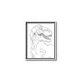 Picture of Dino Drawing _GroupedProduct_Rectangle_Portrait_Mini_ _GroupedProduct_Rectangle_Portrait_Canvas_Framed_