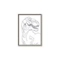 Picture of Dino Drawing _GroupedProduct_Rectangle_Portrait_Mini_ _GroupedProduct_Rectangle_Portrait_Canvas_Framed_