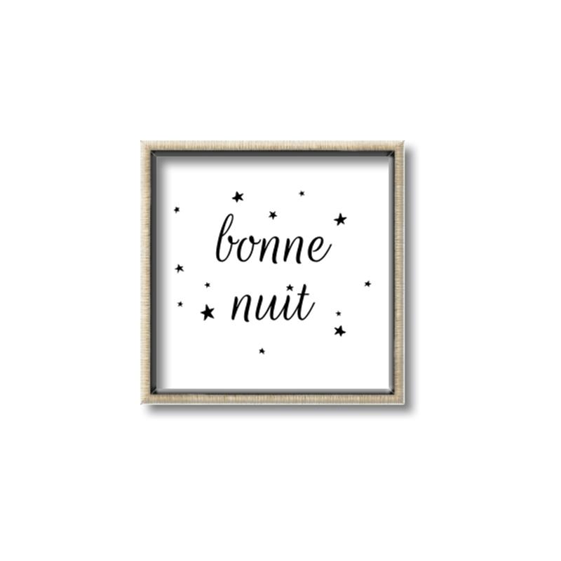 Picture of Bonne Nuit Stars _GroupedProduct_Square_Mini_ _GroupedProduct_Square_Canvas_Framed_