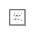 Picture of Bonne Nuit Stars _GroupedProduct_Square_Mini_ _GroupedProduct_Square_Canvas_Framed_