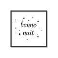 Picture of Bonne Nuit Stars _GroupedProduct_Square_Mini_ _GroupedProduct_Square_Canvas_Framed_