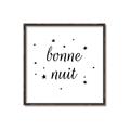 Picture of Bonne Nuit Stars _GroupedProduct_Square_Mini_ _GroupedProduct_Square_Canvas_Framed_