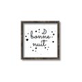 Picture of Bonne nuit _GroupedProduct_Square_Mini_ _GroupedProduct_Square_Canvas_Framed_