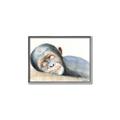 Picture of Sleeping Monkey _GroupedProduct_Rectangle_Landscape_Mini_ _GroupedProduct_Rectangle_Landscape_Canvas_Framed_
