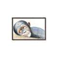 Picture of Sleeping Monkey _GroupedProduct_Rectangle_Landscape_Mini_ _GroupedProduct_Rectangle_Landscape_Canvas_Framed_