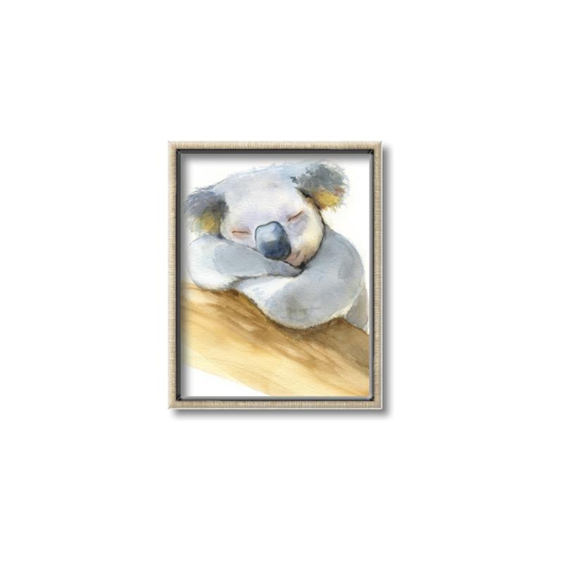 Picture of Sleeping Koala I _GroupedProduct_Rectangle_Portrait_Mini_ _GroupedProduct_Rectangle_Portrait_Canvas_Framed_