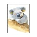 Picture of Sleeping Koala I _GroupedProduct_Rectangle_Portrait_Mini_ _GroupedProduct_Rectangle_Portrait_Canvas_Framed_