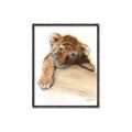 Picture of Sleeping Tiger _GroupedProduct_Rectangle_Portrait_Mini_ _GroupedProduct_Rectangle_Portrait_Canvas_Framed_