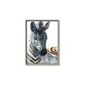 Picture of Sleeping Zebra _GroupedProduct_Rectangle_Portrait_Mini_ _GroupedProduct_Rectangle_Portrait_Canvas_Framed_