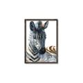 Picture of Sleeping Zebra _GroupedProduct_Rectangle_Portrait_Mini_ _GroupedProduct_Rectangle_Portrait_Canvas_Framed_