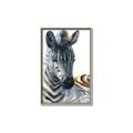 Picture of Sleeping Zebra _GroupedProduct_Rectangle_Portrait_Mini_ _GroupedProduct_Rectangle_Portrait_Canvas_Framed_