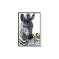 Picture of Sleeping Zebra _GroupedProduct_Rectangle_Portrait_Mini_ _GroupedProduct_Rectangle_Portrait_Canvas_Framed_