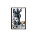 Picture of Sleeping Zebra _GroupedProduct_Rectangle_Portrait_Mini_ _GroupedProduct_Rectangle_Portrait_Canvas_Framed_